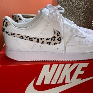 Leopard print Nikes